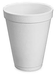 Styrofoam Cup 12oz / Sleeve of 40 cups (25 Sleeves per Case)