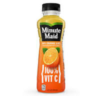 Orange Juice Minute Maid 12oz / Case of 24 bottles
